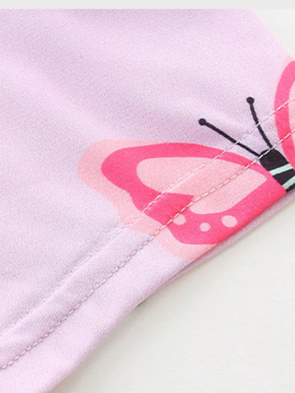 Children's Butterfly Print Casual Dress