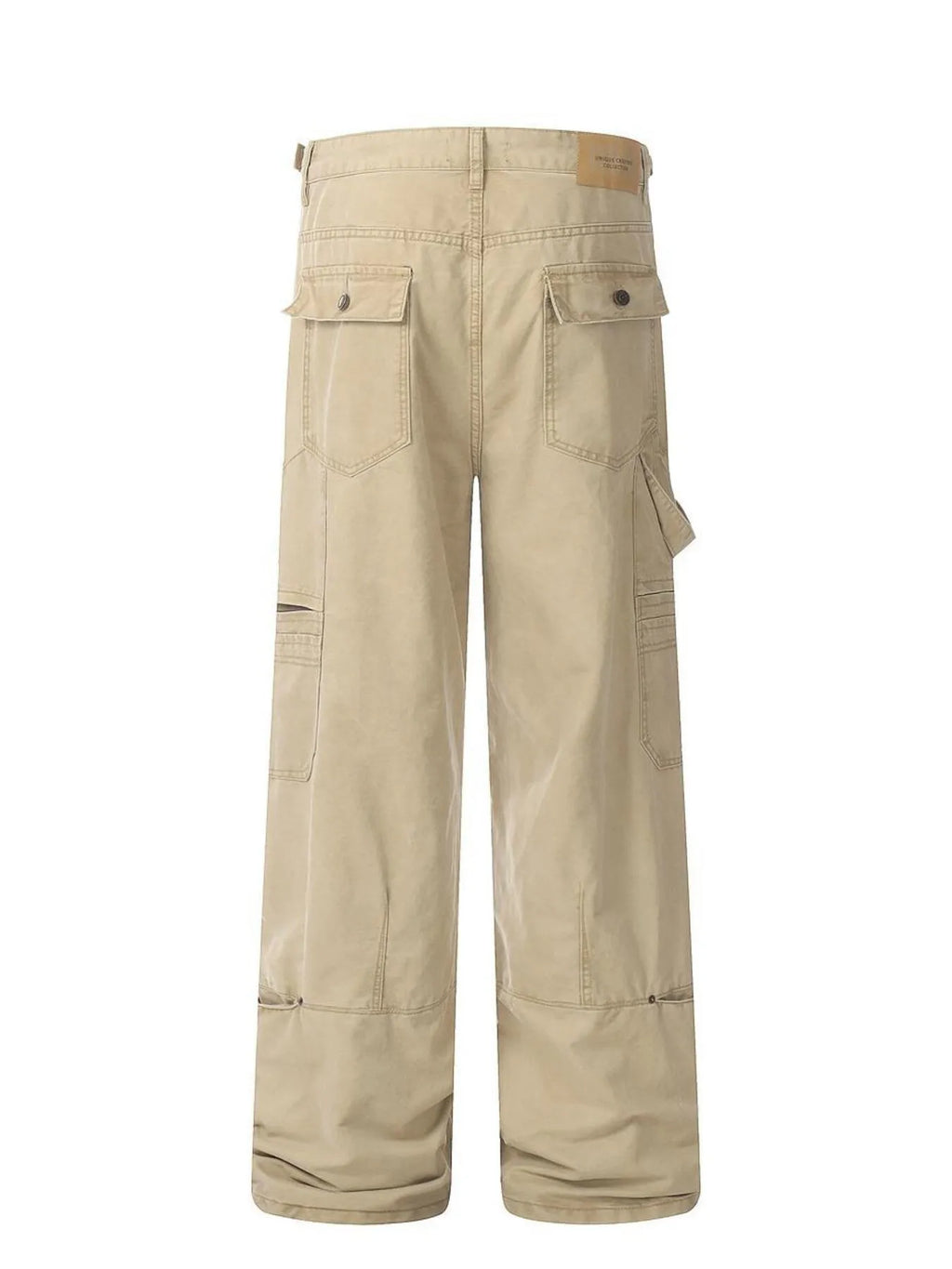 Men's Vintage Wide Leg Cargo Jeans