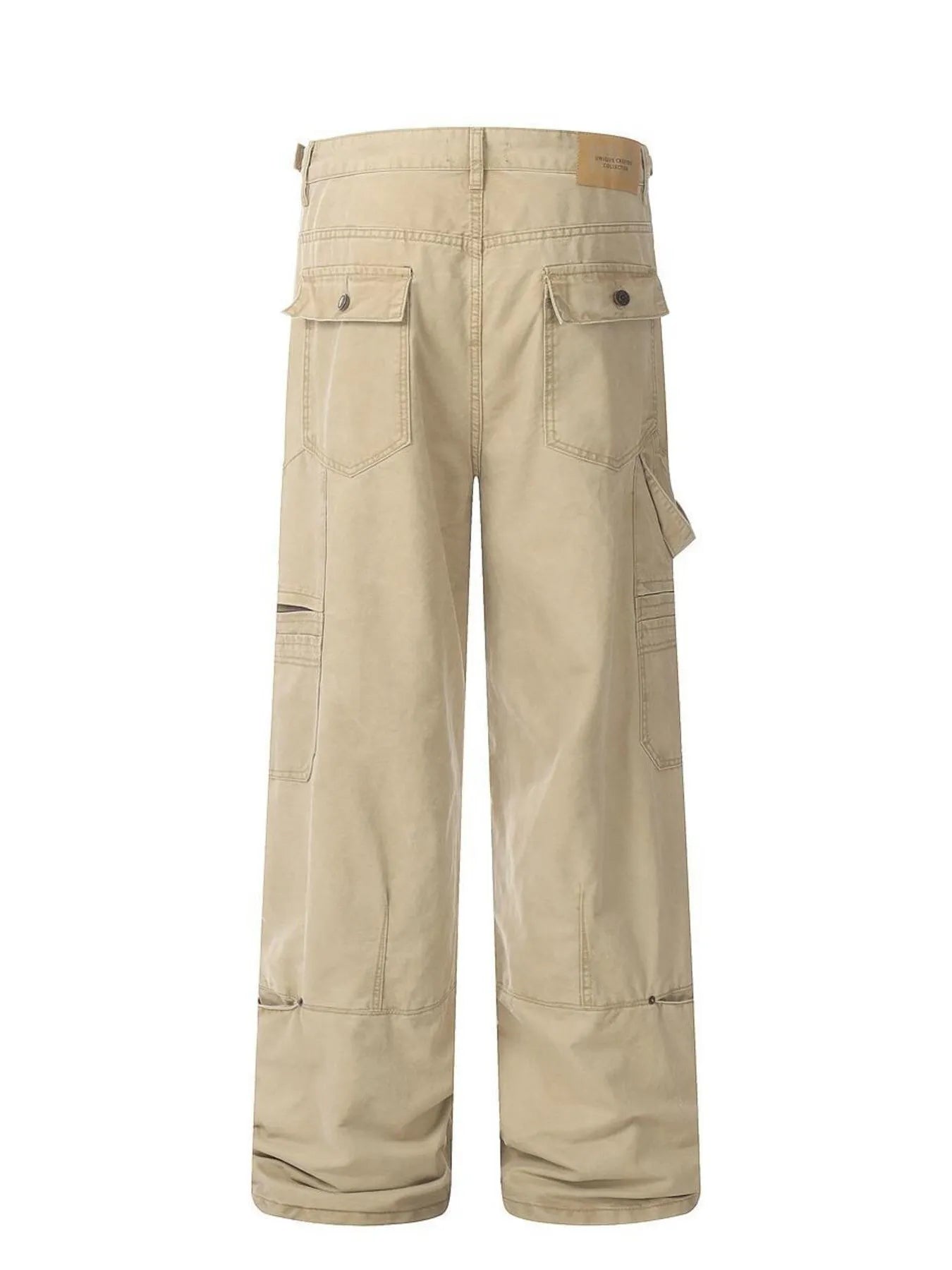 Men's Vintage Wide Leg Cargo Jeans