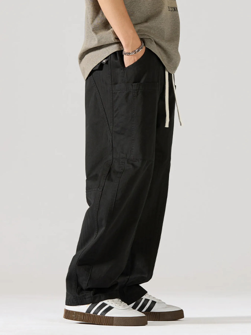 Men's Full Size Relaxed Fit Casual Pants Plus Size