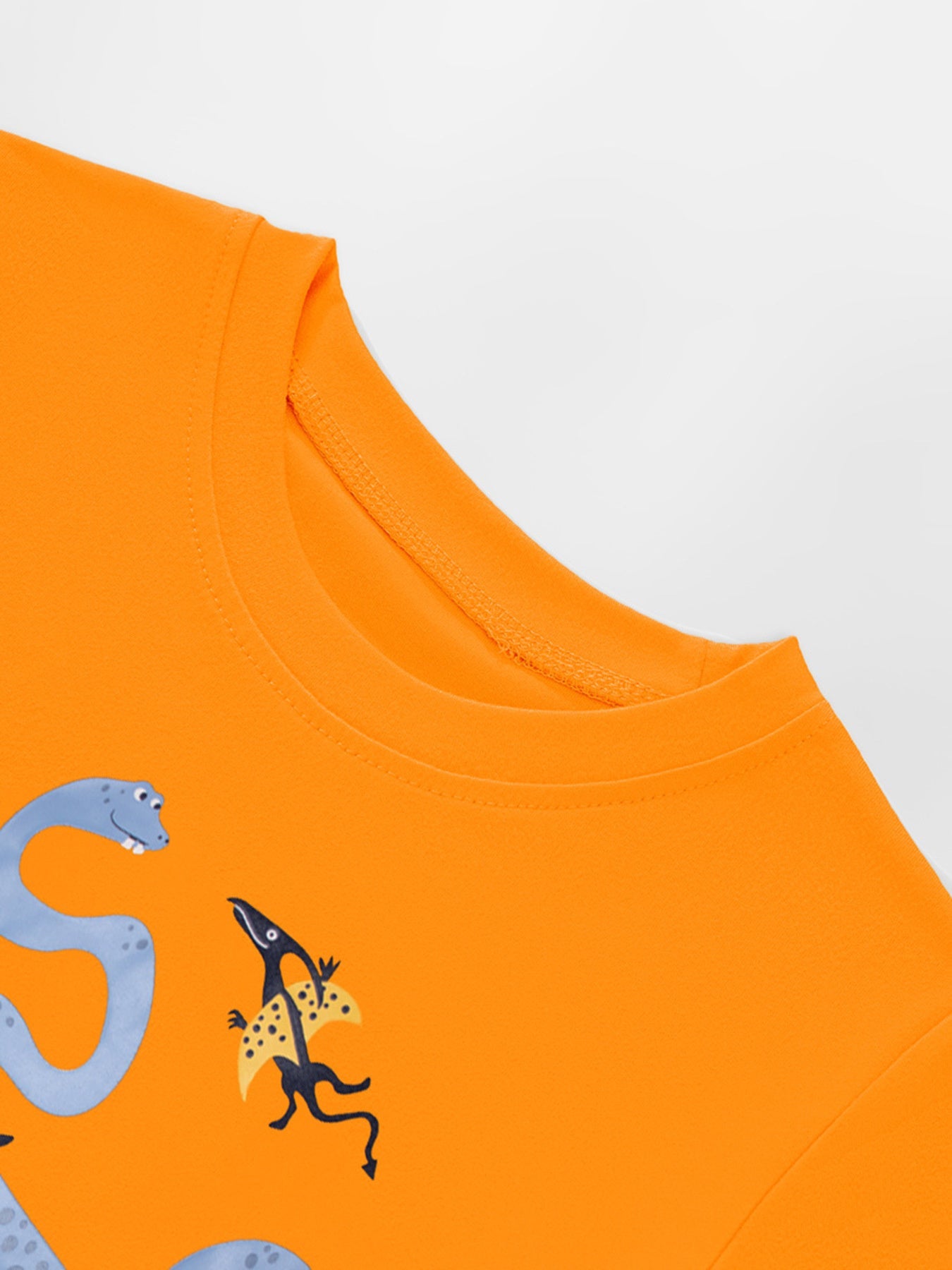 Children's Dinosaur Round Neck Short Sleeve T-Shirt