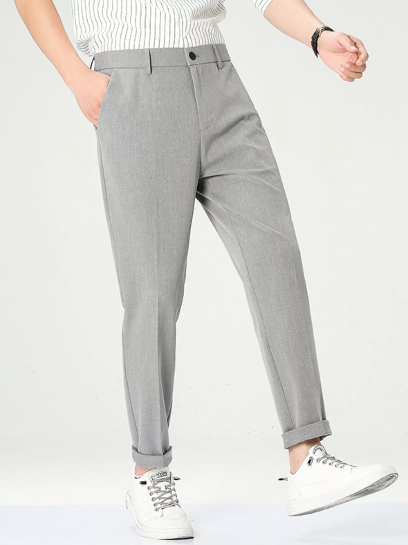 Men's Loose Fit Straight Leg Pants