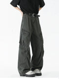Men's Vintage Washed Cargo Jeans