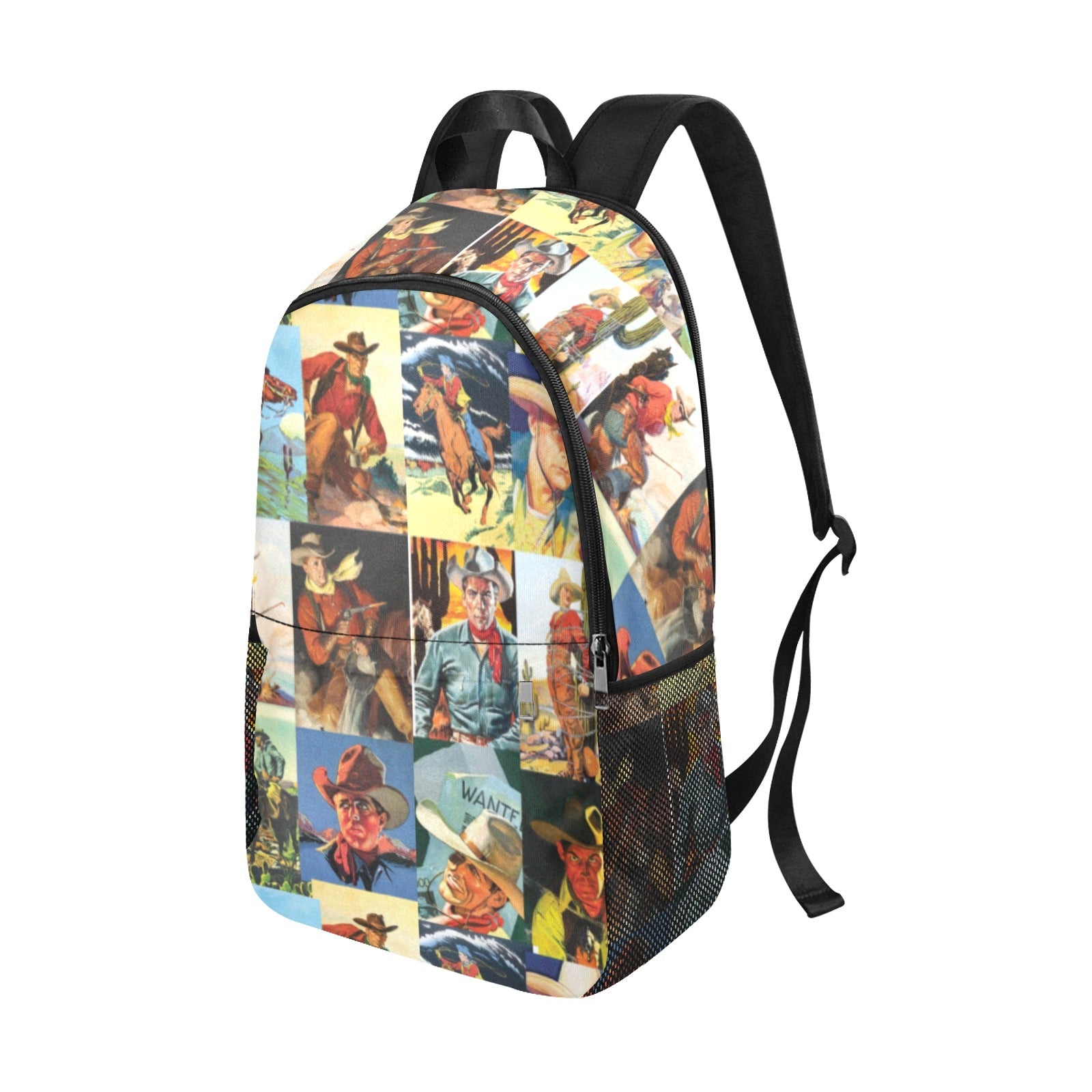 Baha Ranch Cowboy Collage Backpack