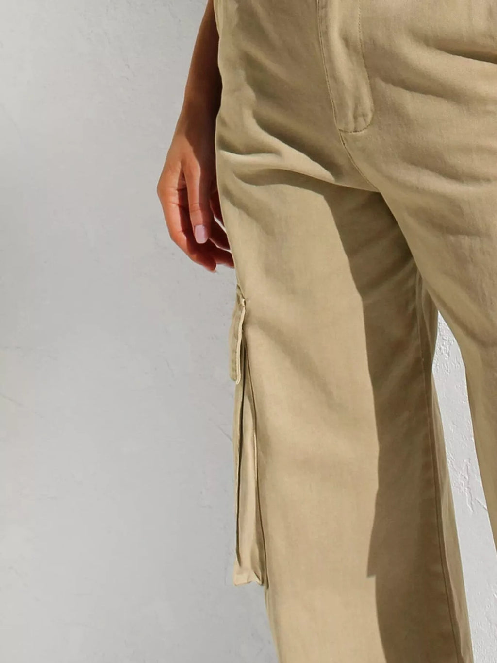High-Waisted Wide Leg Cargo Jeans
