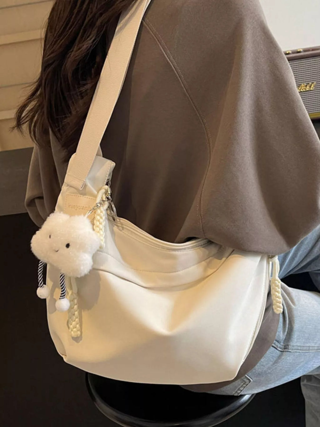 Lightweight Cloud Charm Crossbody Bag