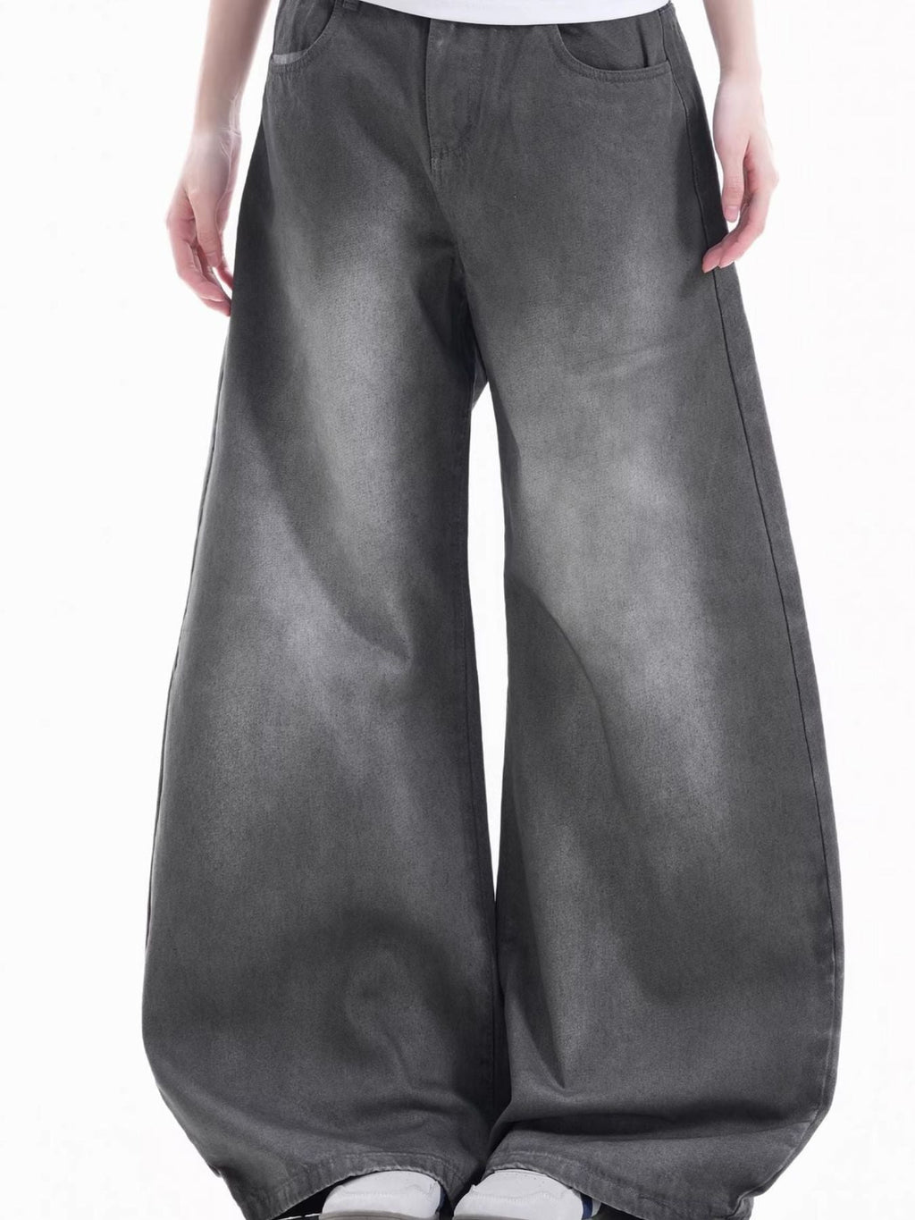 Men's Full Size Wide Leg Jeans Plus Size