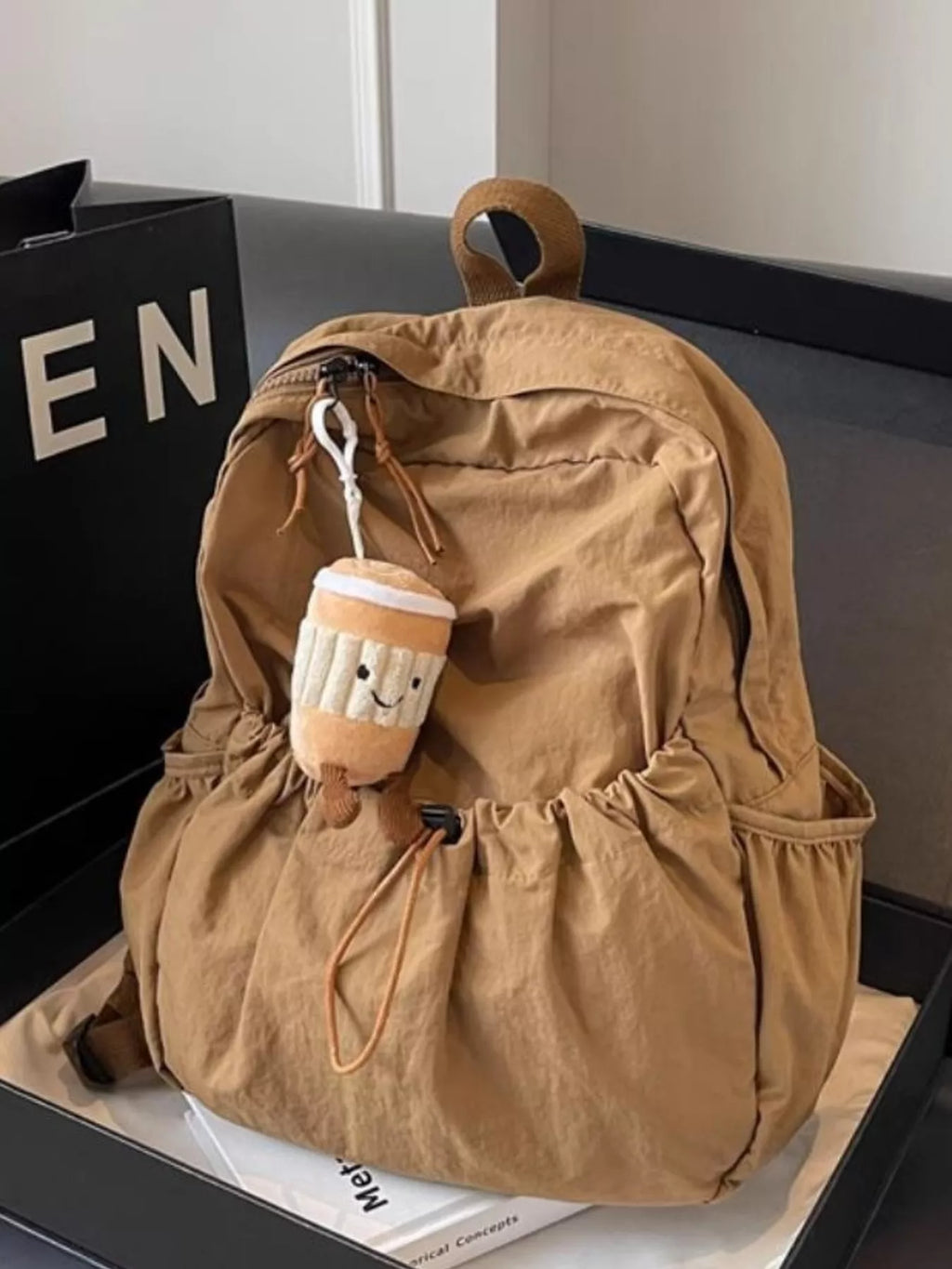 Casual Lightweight Drawstring Backpack Bag