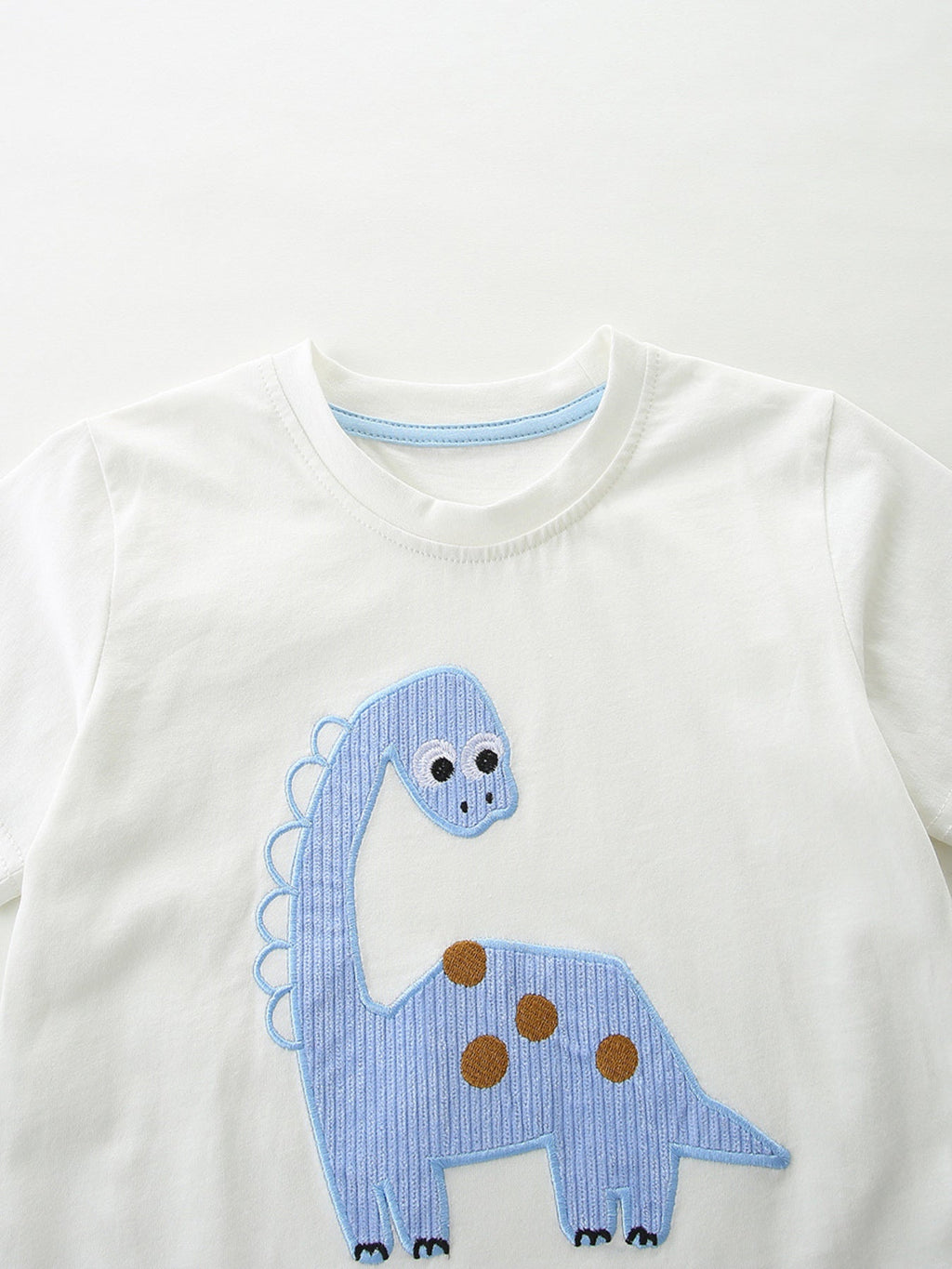 Children's Dinosaur Applique Two-Piece Set