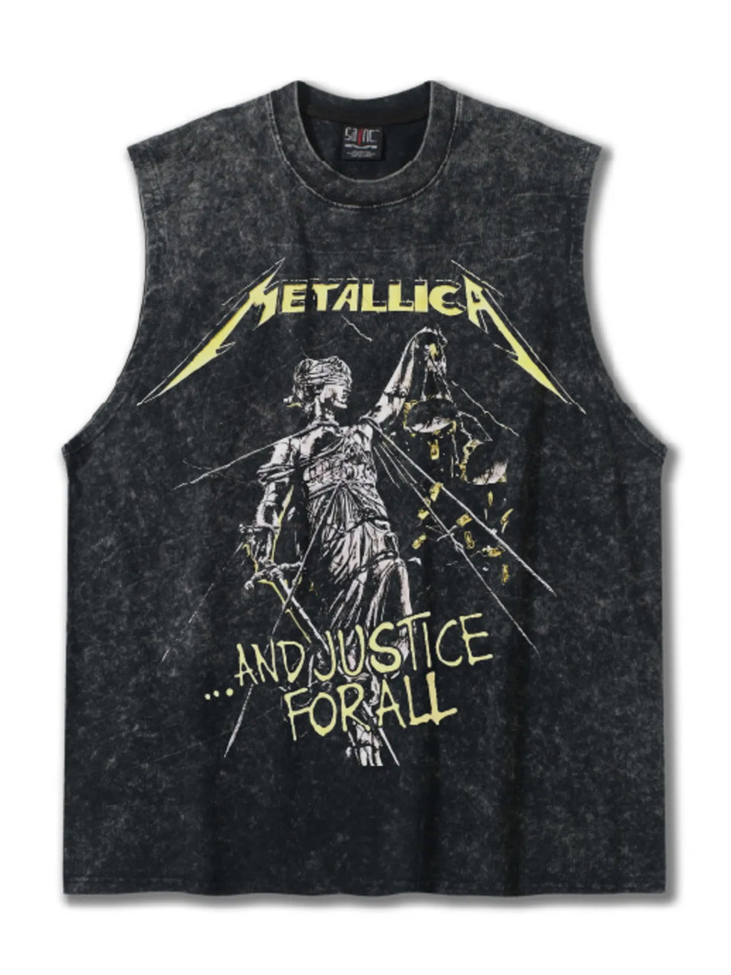 Men's Graphic Round Neck Tank Top