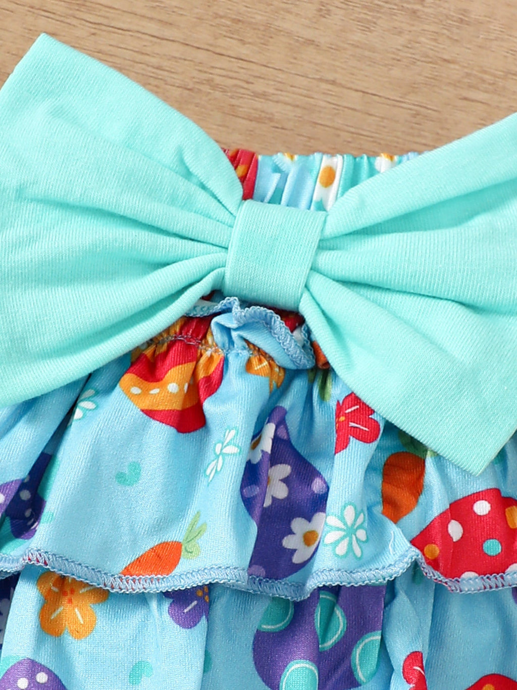 Children's Easter Graphic Bodysuit and Skirt Set with Headband