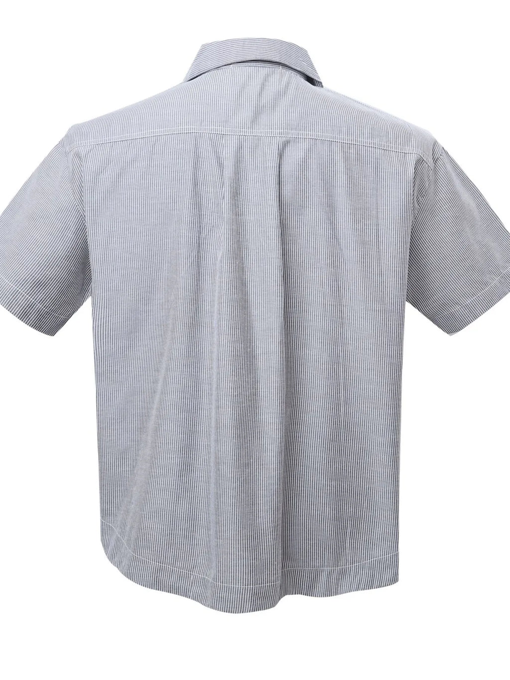 Men's Buttone Down Short Sleeve Striped Shirt