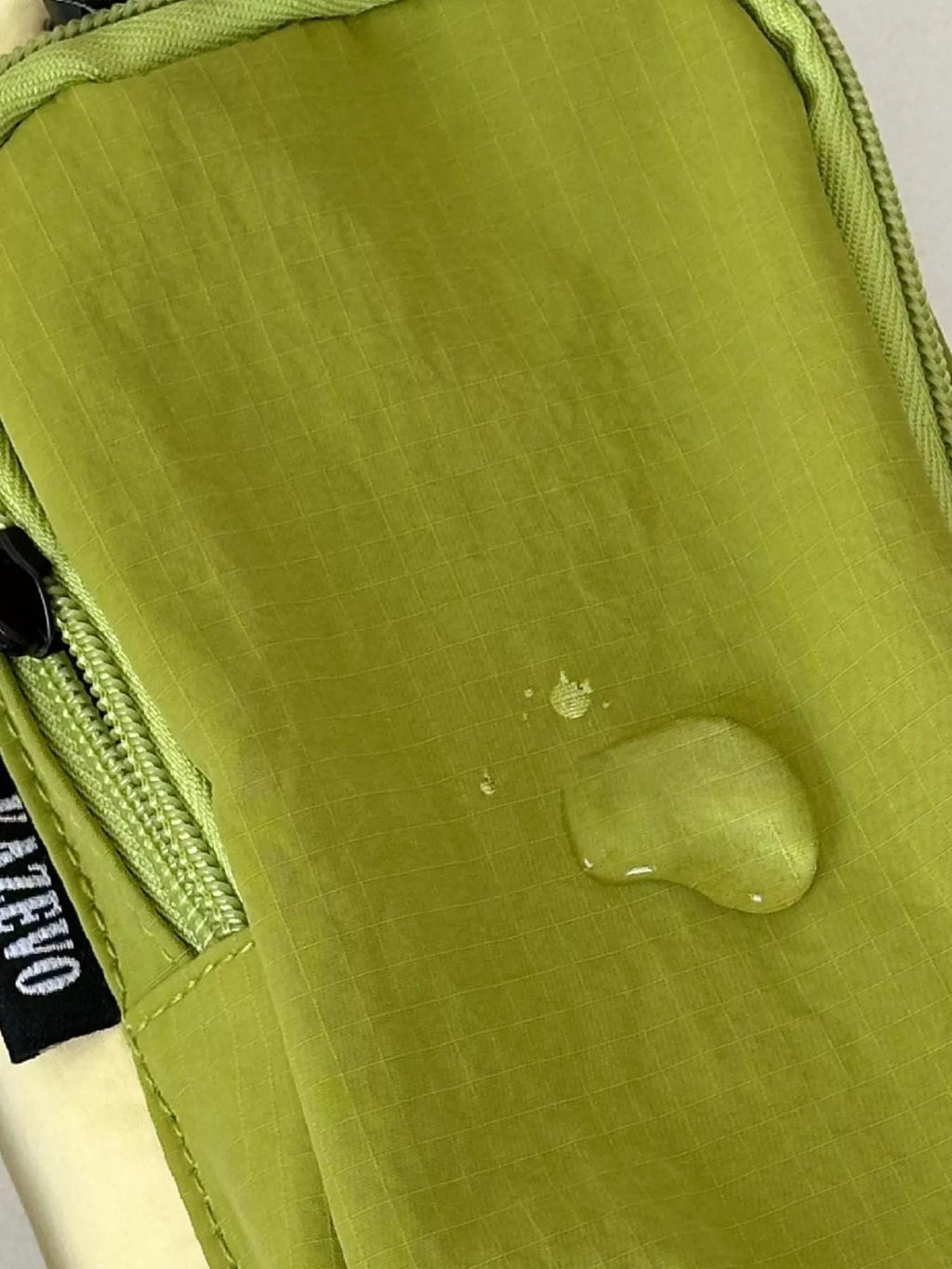 Drawstring Crossbody Bag with Front Pocket