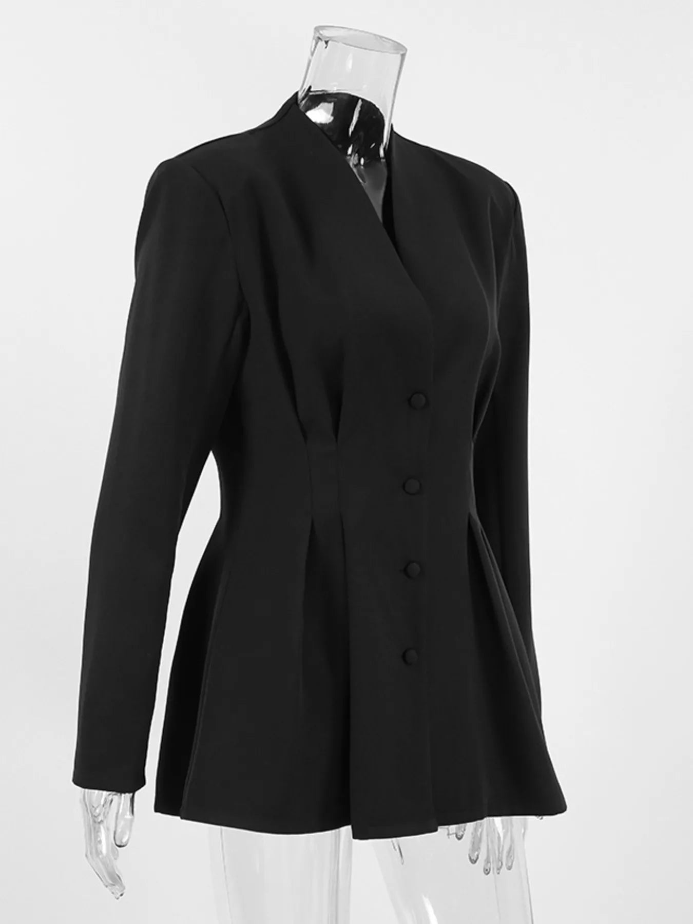 Fitted Button-Down Jacket