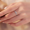 1 Carat 925 Sterling Silver Moissanite Ring