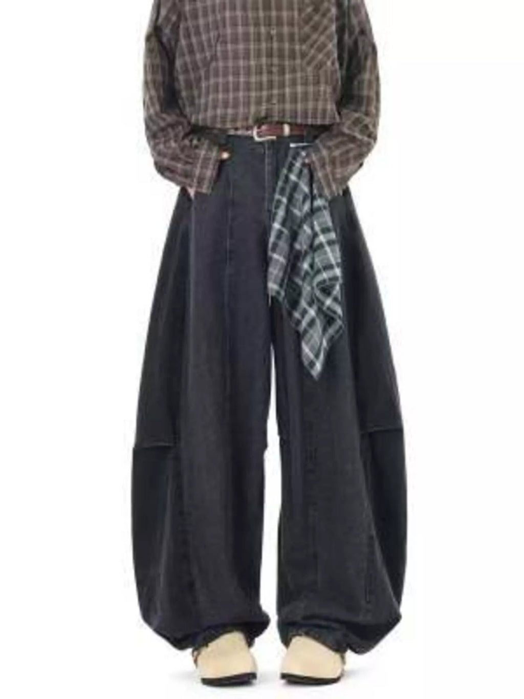 Men's Full Size Wide Leg Vintage Wash Jeans Plus Size