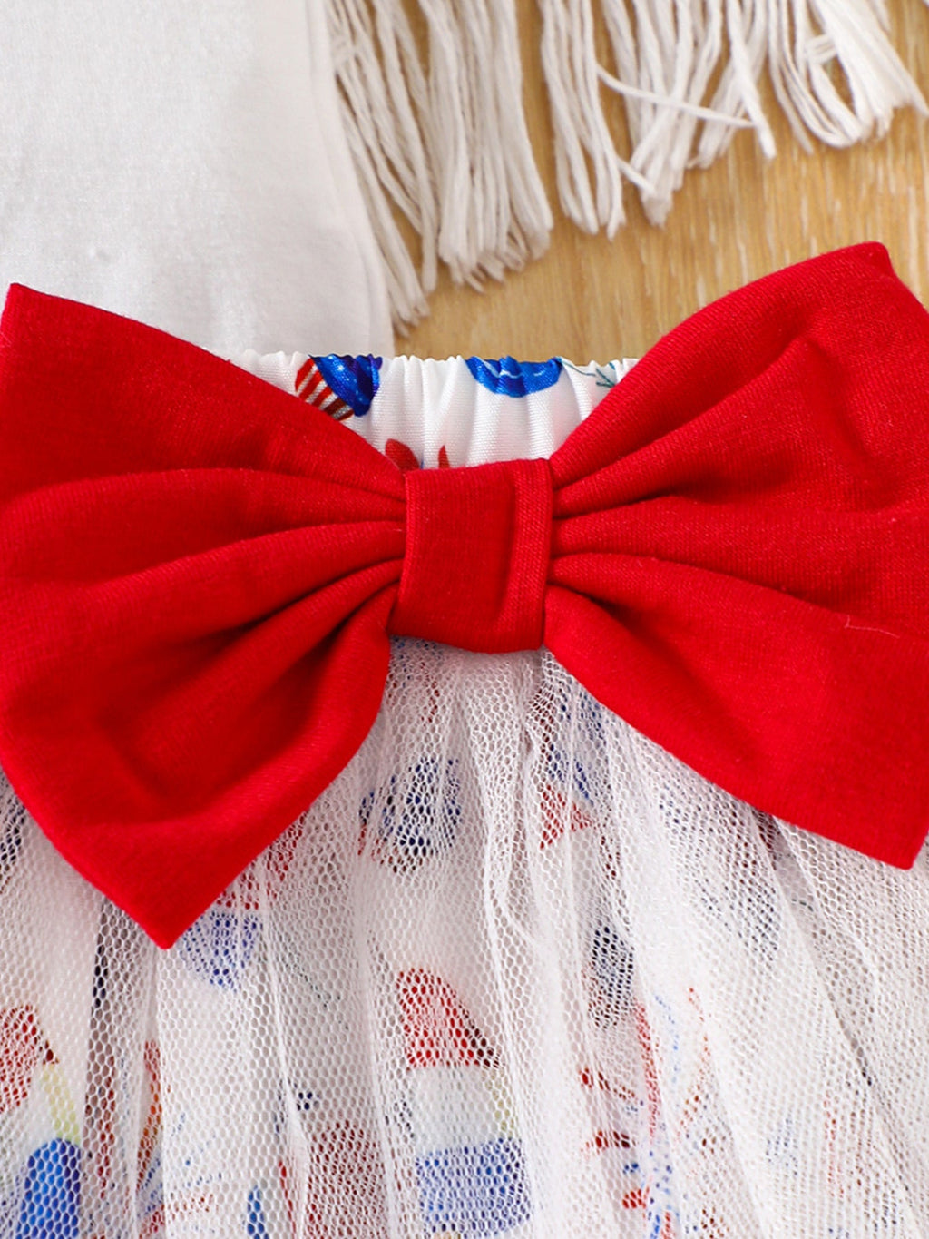 Children's Independence Day Print Outfit Set