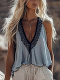Lace Detail V-Neck Cami