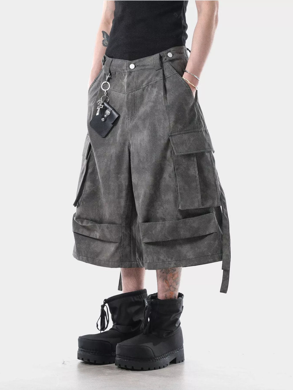 Men's Vintage Washed Cargo Shorts