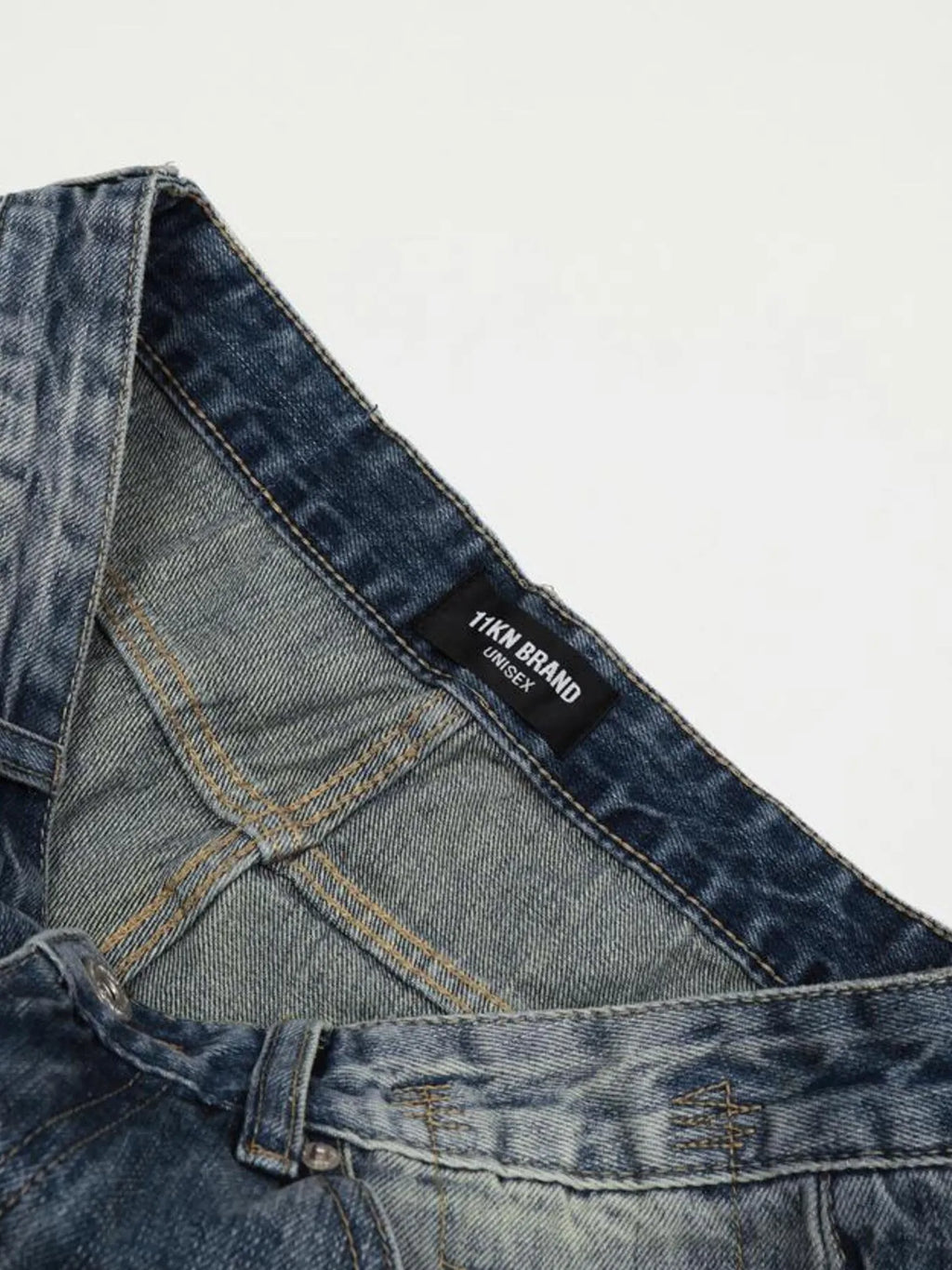 Men's Vintage Wash Distressed Jeans