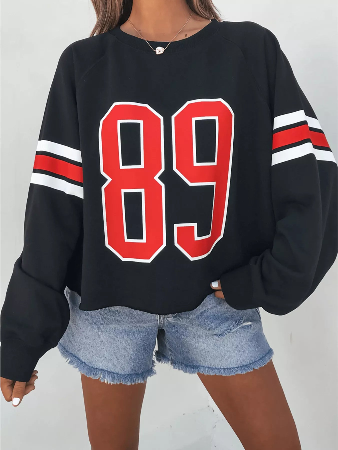 Number 89 Long Sleeve Sweatshirt