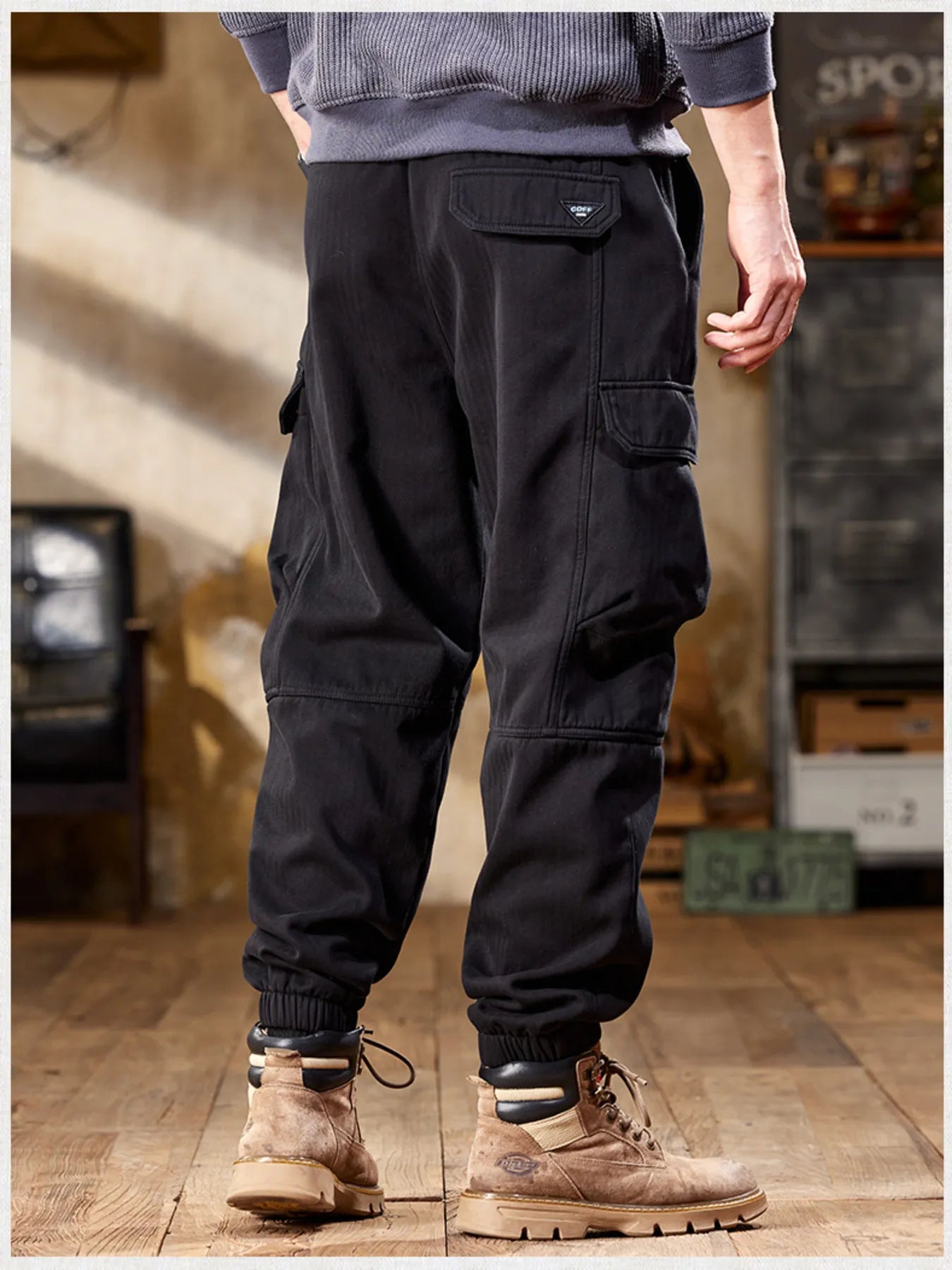 Men's Plus Size Casual Cargo Pants