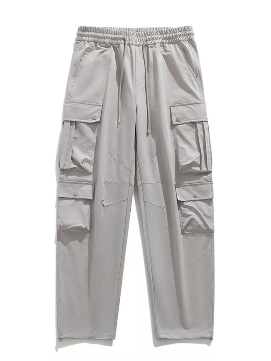 Men's Plus Size Loose Fit Multi-Pocket Cargo Pants