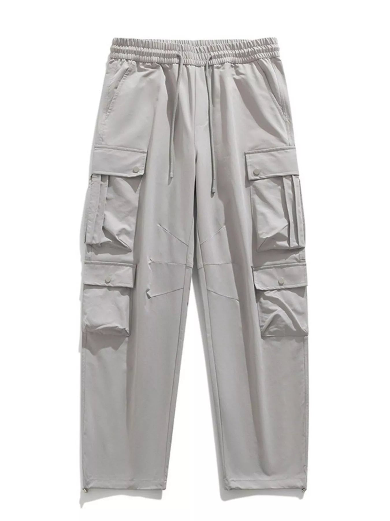 Men's Plus Size Loose Fit Multi-Pocket Cargo Pants