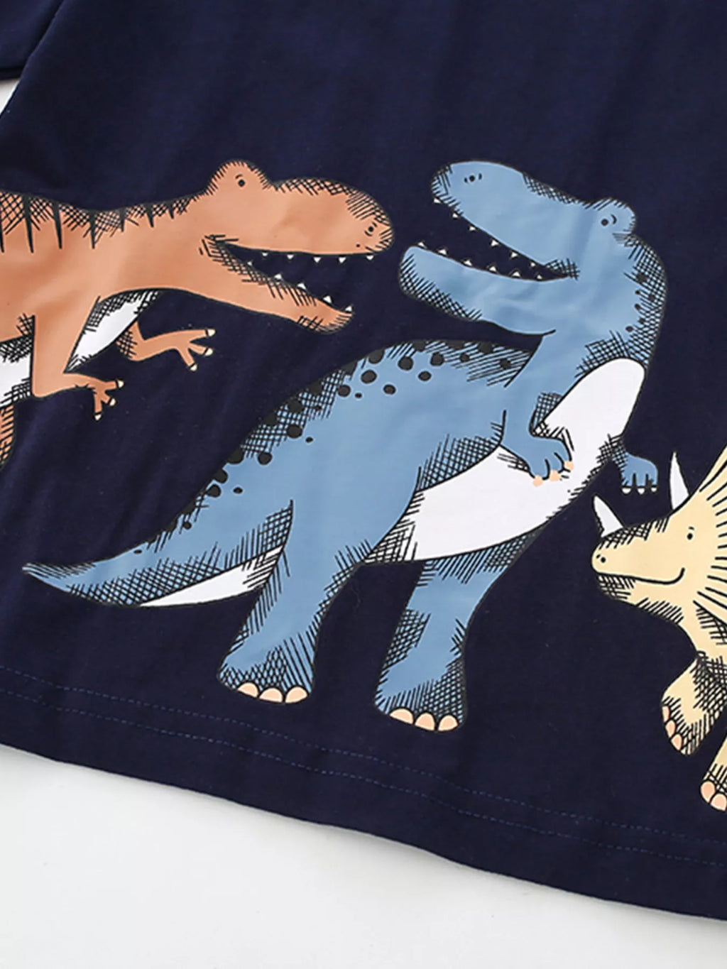 Children's Dinosaur Print Short Sleeve T-Shirt & Shorts Set