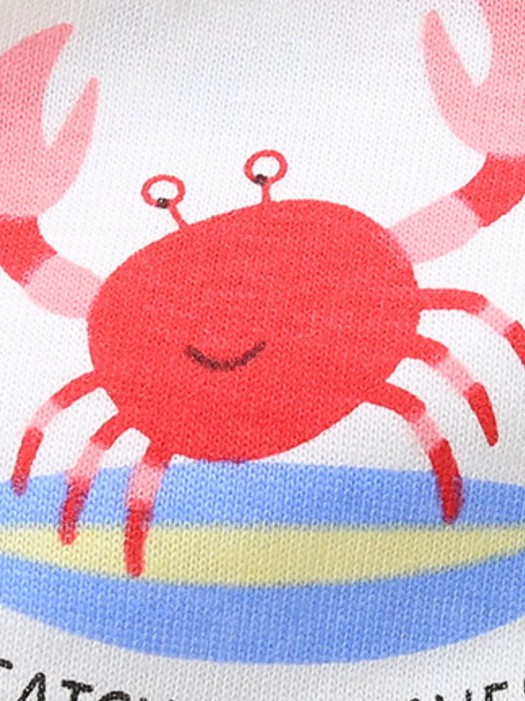 Children's Crab Print T-Shirt & Shorts Set