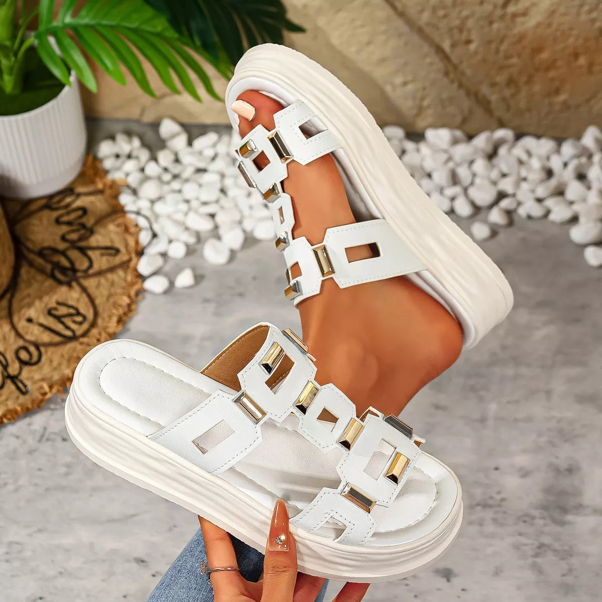 Open Toe Platform Sandals