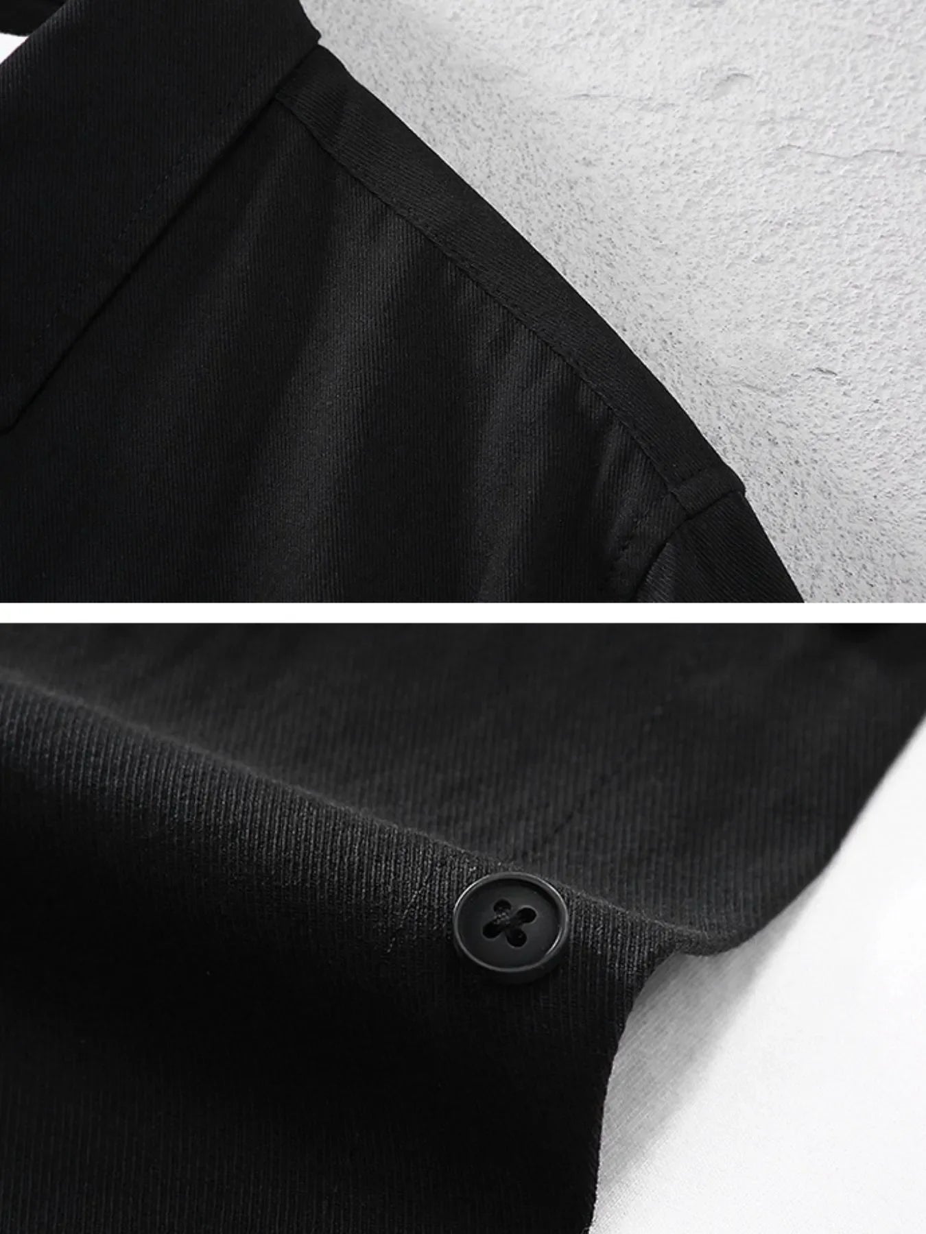 Men's Plus Size Button Up Long Sleeve Shirt
