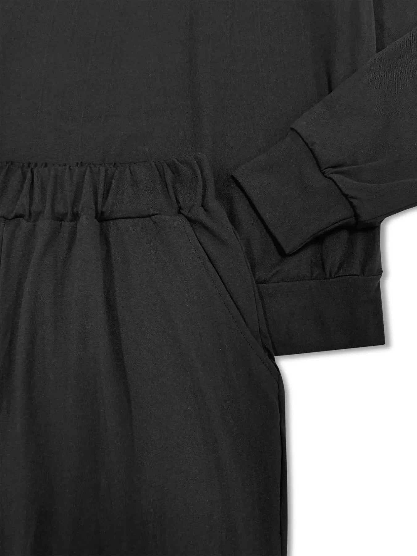 One-Shoulder Pearl Embellished Top and Pants Set