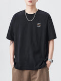 Men's Plus Size Round Neck Short Sleeve T-Shirt