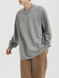 Men's Oversized Long Sleeve Casual T-Shirt