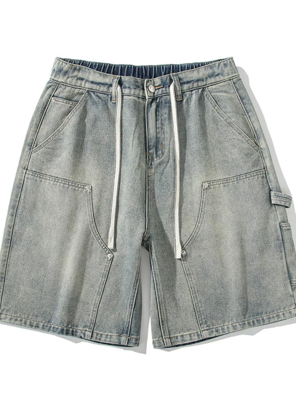 Men's Vintage Wash Denim Shorts