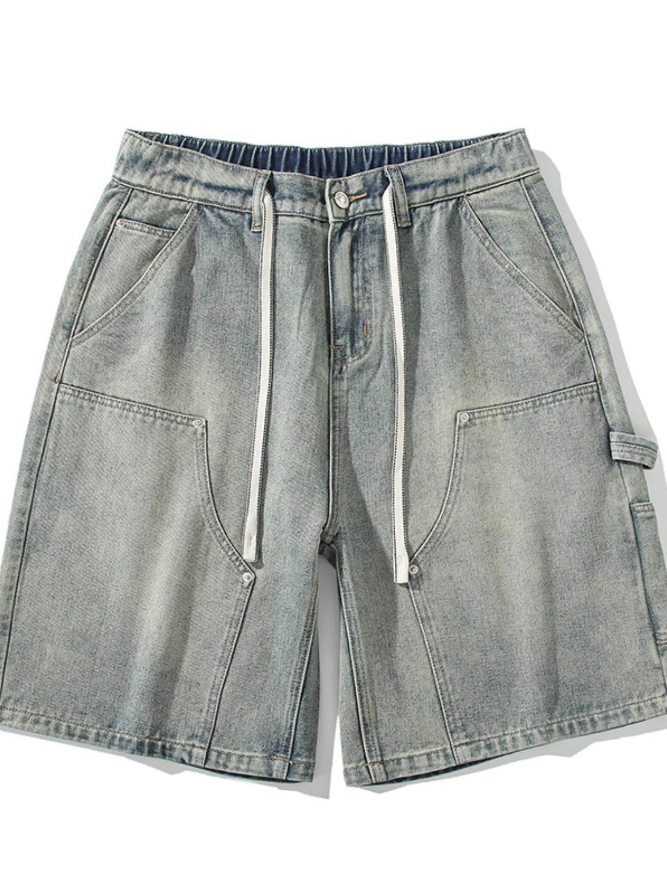 Men's Vintage Wash Denim Shorts