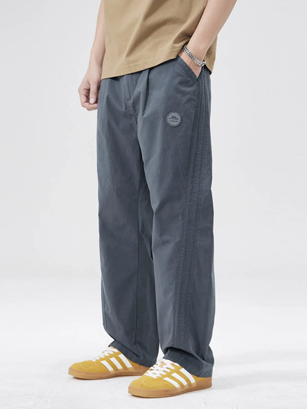 Men's Full Size Wide Leg Casual Pants Plus Size