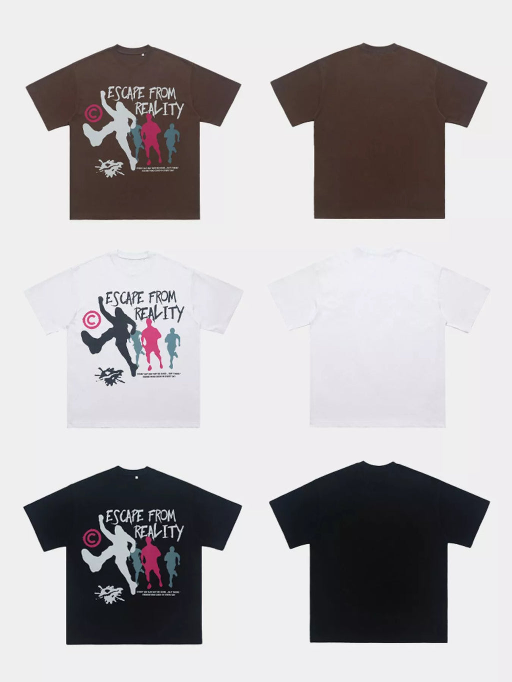 Men's Graphic Round Neck Short Sleeve T-Shirt