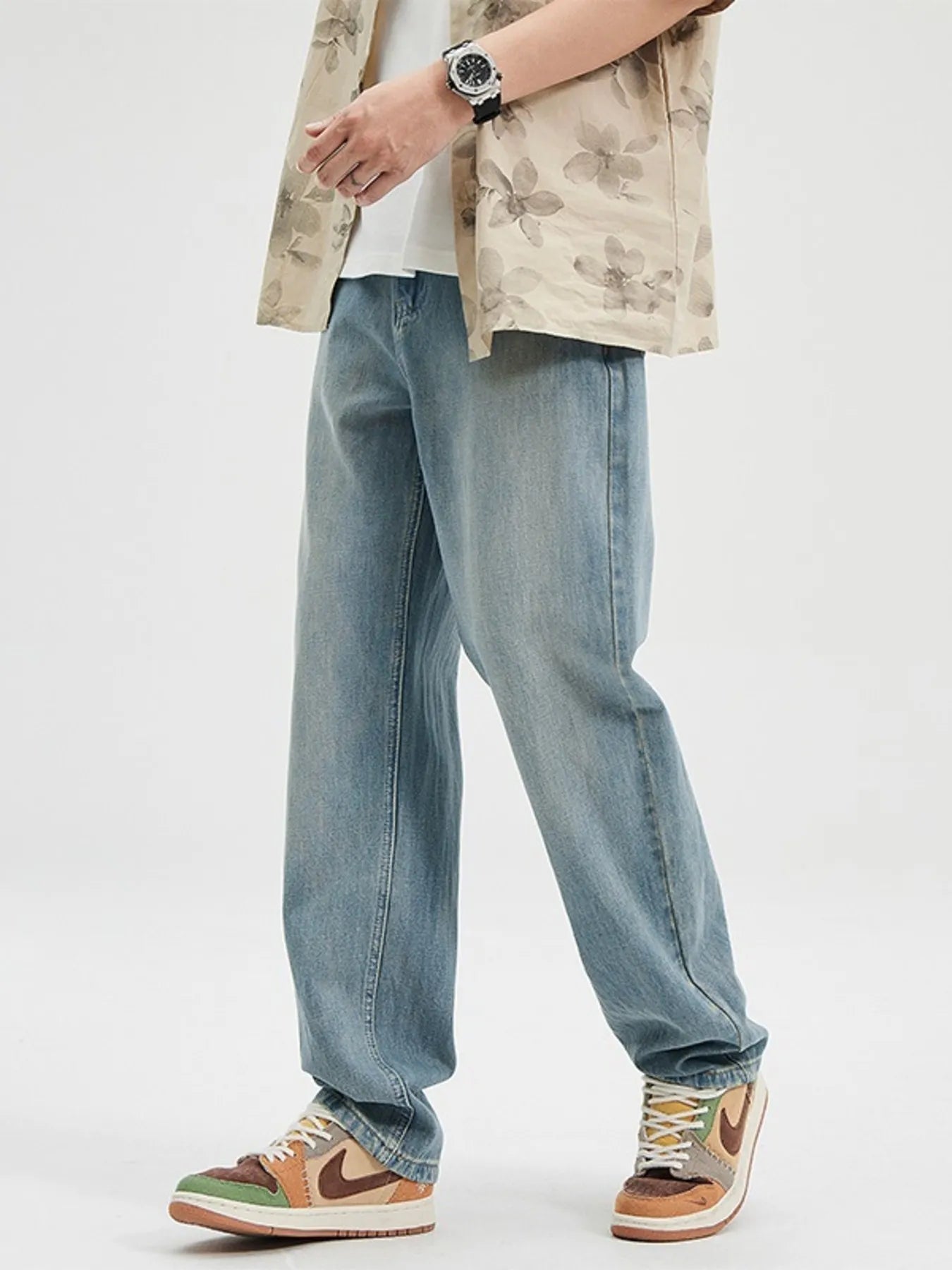 Men's Wash Relaxed Fit Jeans