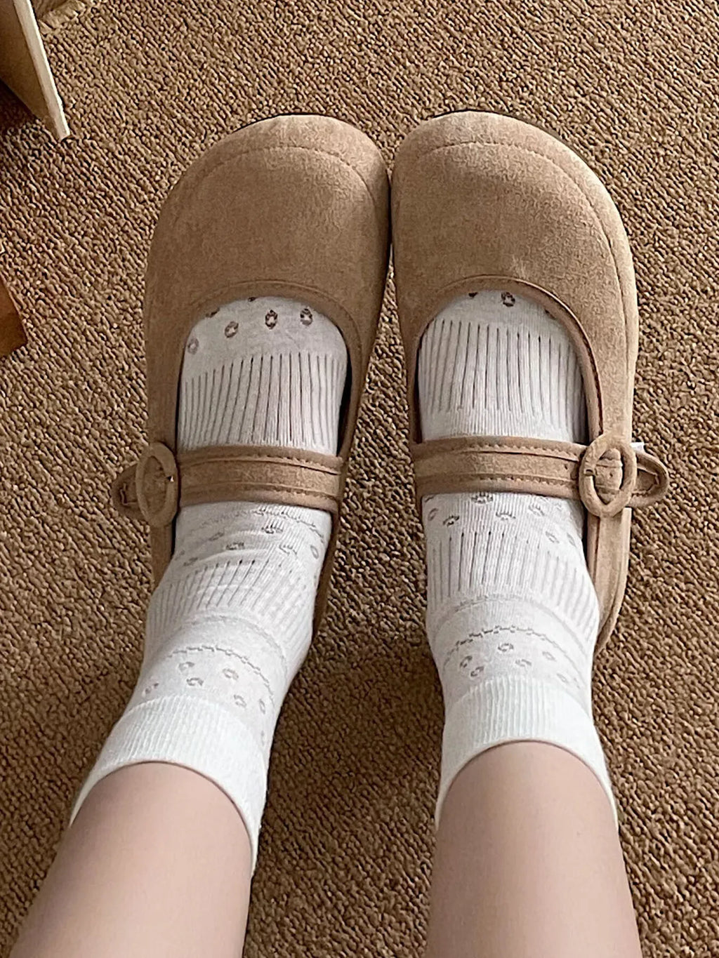 Round Toe Flat Slip-Ons