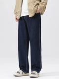 Men's Wide Leg Jeans with Pockets