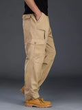 Men's Plus Size Casual Cargo Pants