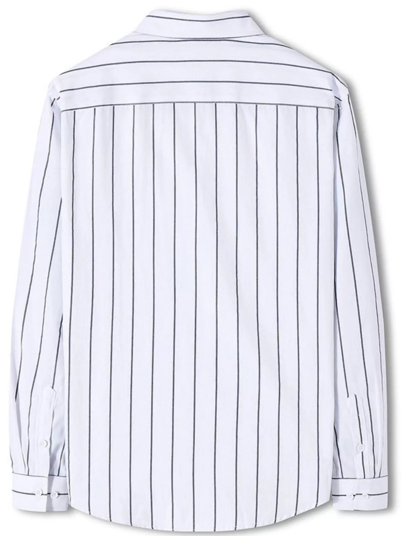 Men's Plus Size Classic Striped Long Sleeve Shirt