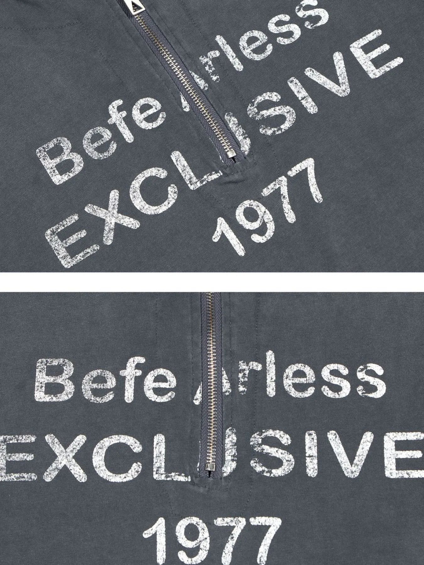 Men's Quarter Zip Short Sleeve T-Shirt