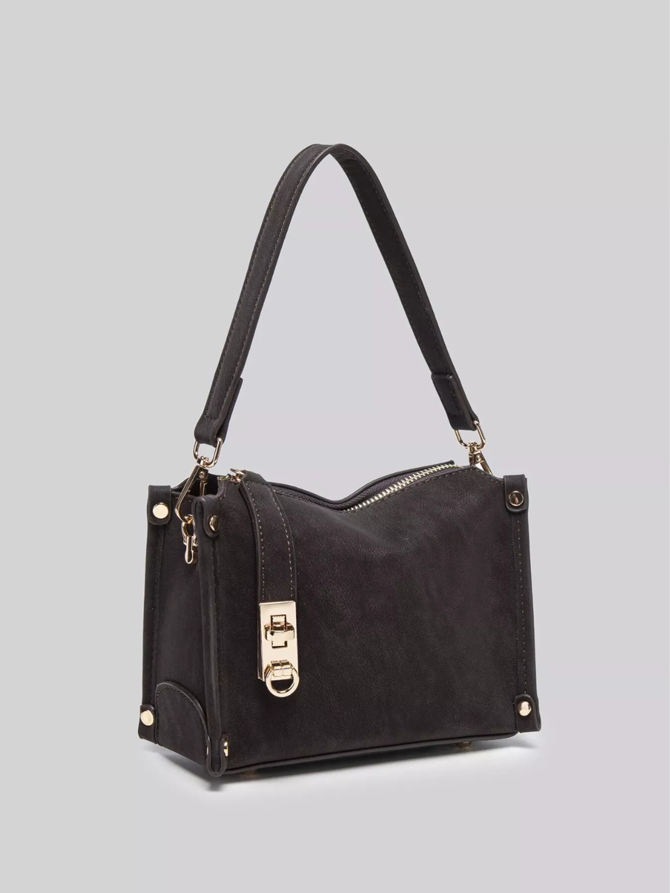 PU Leather Crossbody Bag with Adjustable Strap