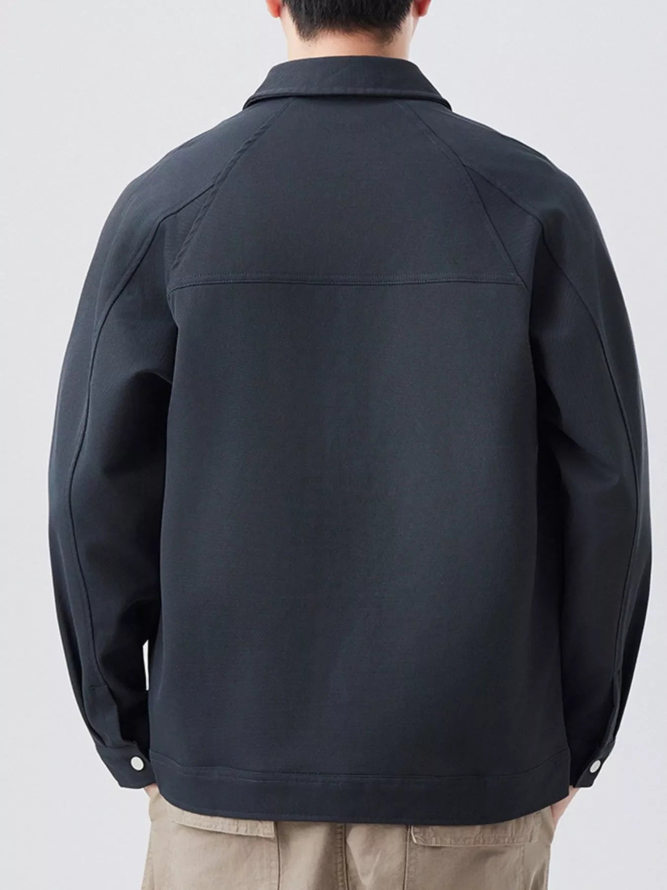 Men's Plus Size Button Up Long Sleeve Shirt