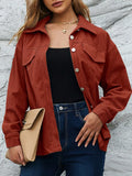Corduroy Button-Down Shacket