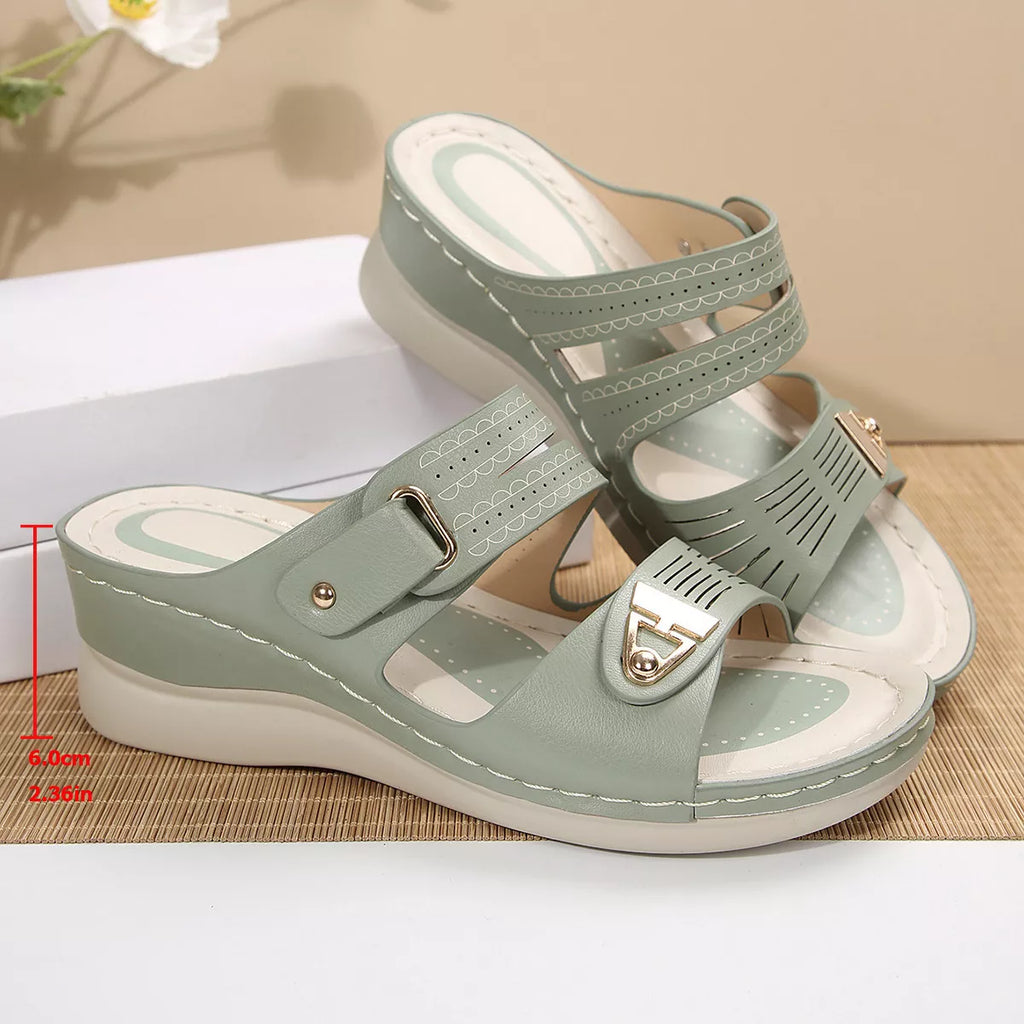 Open Toe Wedge Sandals