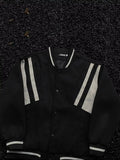 Men's Plus Size Striped Long Sleeve Jacket